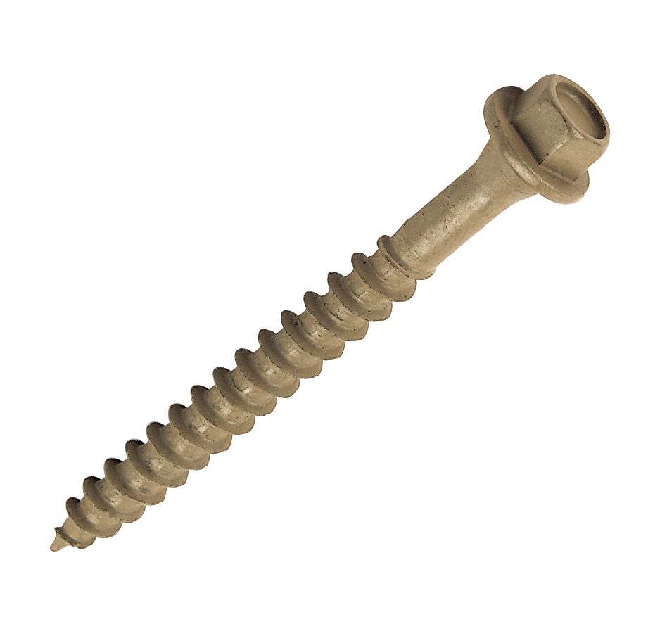 Timberfix Hex Socket Structural Timber Screws 6.3mm x 65mm 50 Pack Screwfix