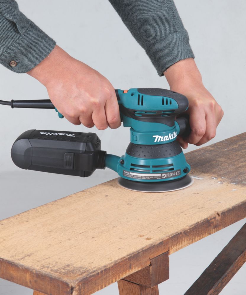 Makita m9204 125mm electric random orbit sander discount 240v