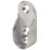 Smith & Locke Oval End Brackets Polished Chrome 30mm 2 Pack