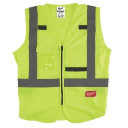 Milwaukee  Hi-Vis Vest Yellow 2X Large / 3X Large 46" Chest