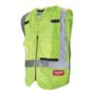 Milwaukee  Hi-Vis Vest Yellow 2X Large / 3X Large 46" Chest
