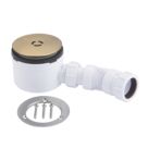 McAlpine 90mm Brushed Brass Shower Trap