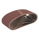 Titan  80 Grit Multi-Material Sanding Belts 457mm x 75mm 5 Pack