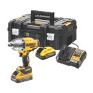 DeWalt DCF900H2T-GB 18V 2 x 5.0Ah Li-Ion PowerStack Brushless Cordless Impact Wrench