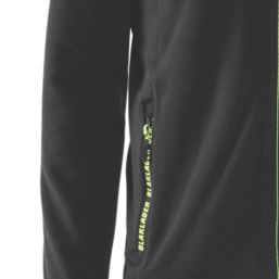 Blaklader  Microfleece Jacket Black/Hi-Vis Yellow Small 36" Chest