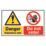 Essentials  "Danger Hazard Area Do Not Enter" Sign 300mm x 500mm
