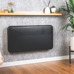 TCP  2000W Electric Portable or Wall-Mounted Convector Panel Heater Black