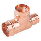Midbrass  Copper Solder Ring Reducing Tee 3/4" x 1/2" x 3/4"
