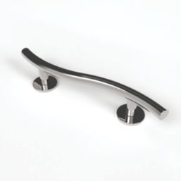 Nymas NymaSTYLE Curved Household Luxury Grab Rail Polished Stainless Steel 480mm