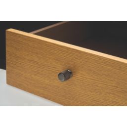 Elite Knobs & Handles Kensington Knurled Cabinet Knob Black Nickel 20mm