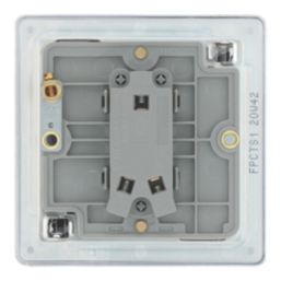 LAP  20A 16AX 1-Gang 2-Way Toggle Switch  Polished Chrome