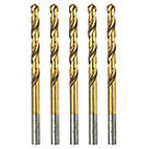 Erbauer  Round Shank Metal Drill Bits 5.5mm x 93mm 5 Pack