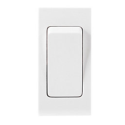 LAP  16AX 1-Way Grid Light Switch White
