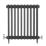 Arroll UK-10 15mm x 1/2" Brushed Nickel Angled & L/S Traditional Manual Radiator Valve & Lockshield