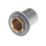 Deta Flanged Conduit Couplers 20mm Silver 10 Pack