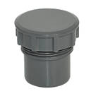FloPlast Solvent Weld Access Plug Anthracite Grey 40mm 5 Pack