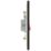 British General Evolve 45A 2-Gang 2-Pole Cooker Switch Satin Brass with LED with Black Inserts