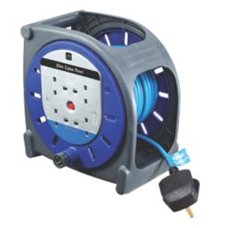 Masterplug HBT2013BQ/4-XD 13A 4-Gang 20m  Cable Reel 240V