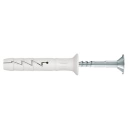 Rawlplug  Nylon Hammer-In Fixings 6ga x 60mm 100 Pack