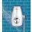 Aqualisa Aquastream  Gravity-Pumped Chrome Thermostatic Power Shower