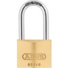 Abus Premium 65 Brass   Long Shackle  Padlock 40mm