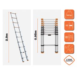 Magnusson  2.9m Telescopic Ladder