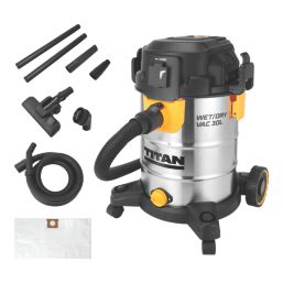 Titan TTB1351VAC 1400W 30Ltr  Wet & Dry Vacuum 220-240V