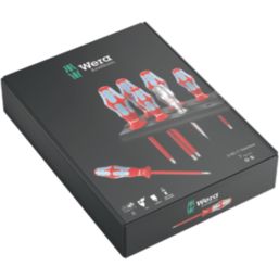 Wera Kraftform Plus 3160 i/7 Rack Mixed  VDE Screwdriver Set 7 Pieces