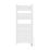 Flomasta 1200mm x 500mm 1024BTU White Flat Electric Towel Radiator
