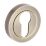 Smith & Locke  Euro Escutcheon (Single) Antique Brass 50mm