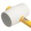 Thor THO61957WFG White Rubber Mallet 3 1/4lb (1.45kg)