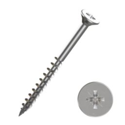 Timbadeck  PZ Double-Countersunk  Decking Screws 4.5mm x 75mm 100 Pack