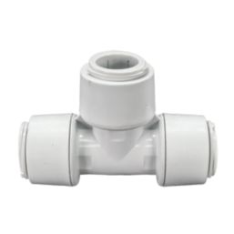 FloPlast FloFit+ Plastic Push-Fit Equal Tee 28mm