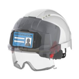 JSP Evo Vistalens Safety Helmet White/Grey