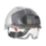JSP Evo Vistalens Safety Helmet White/Grey