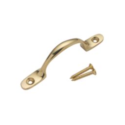Carlisle Brass Sash Pull Handle Polished Brass 101.5mm x 12mm