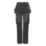 Site Kilani Womens Trousers Black / Grey Size 12 31" L