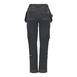 Site Kilani Womens Trousers Black / Grey Size 12 31" L