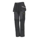 Site Kilani Womens Work Trousers Black/Grey Size 12 31" L
