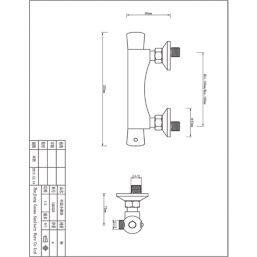 Rize Exposed Single Outlet Thermostatic Silver Mixer Shower Valve