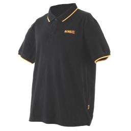 DEWALT Green Bay Polo Shirt Black Medium 39-40" Chest