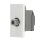 Contactum Media Modular F-Type Satellite Socket White