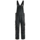 Snickers 6051 - Stretch Bib & Brace Overalls Black Medium 35" W 32" L