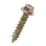 TurboCoach  Hex Flange  Coach Screws M8 x 40mm 50 Pack