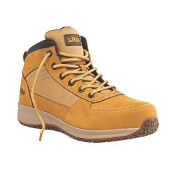 Site Sandstone Size 8  Wheat  Steel Toe Cap Safety Trainer Boots