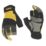 DEWALT Performance 3-Finger Framer Gloves Black / Yellow / Grey Medium
