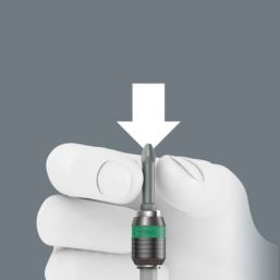 Wera 8784 B1 Zyklop  3/8" F - 1/4" Hex M Bit Adaptor