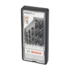 Bosch  Straight Shank Double-Flute Brad Point Wood Drill Bit Set 5 Pieces