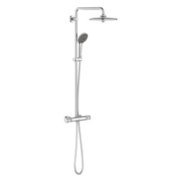 Grohe Vitalio Joy 260 CoolTouch
 HP Rear-Fed Exposed Chrome Thermostatic Shower System