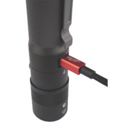 Milwaukee L4 TMLED-301 Rechargeable LED Twist Focus Flashlight Black 1100lm